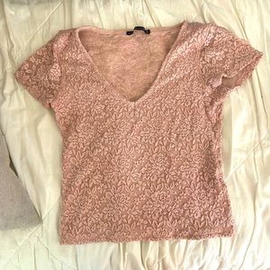 Abercrombie & Fitch Pink Top Size Small